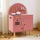 preview thumbnail 10 of 28, Costway Play Kitchen for Kids with Stoves Faucet Sink Microwave Oven - See Details