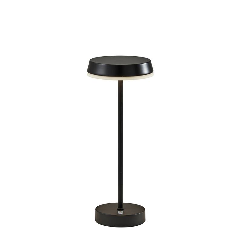 Tommy LED Cordless Table Lamp - Black