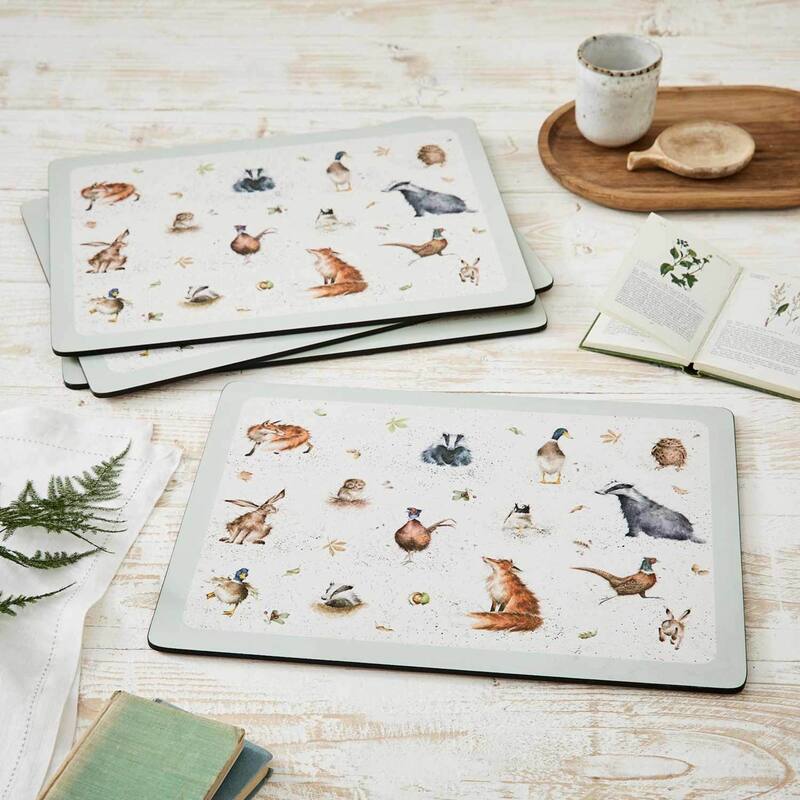 Pimpernel Wrendale Designs Placemats, Assorted Animals