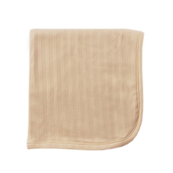 slide 1 of 1, Touched by Nature Baby Organic Cotton Swaddle, Receiving and Multi-purpose Blanket, Tan, One Size - Tan - One Size