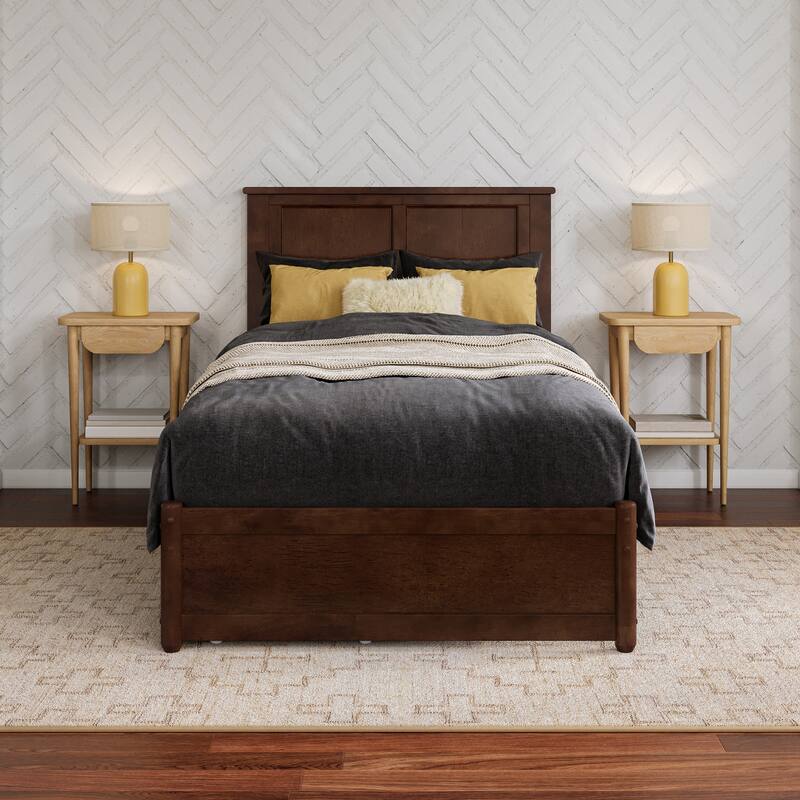 Felicity Platform Bed with Panel Footboard and Storage Drawers