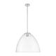 Option Clear Shade / Polished Nickel