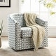 preview thumbnail 60 of 106, Cuenca Modern Living Room Wooden Upholstered 360° Swivel Barrel Chair with Metal Base and Wide Backrest
