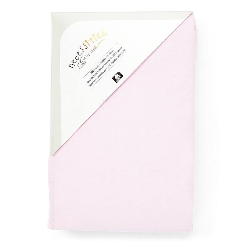 Baby Solid Flannel Crib Sheet - N/A