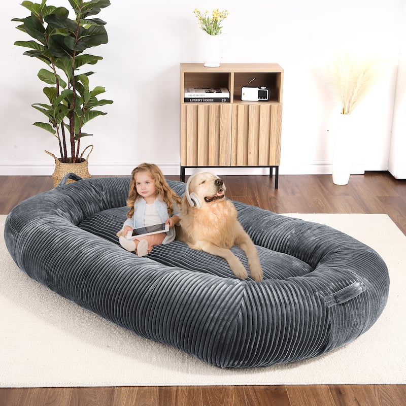 Eie Giant Dog Bed Washable Human Size Bed With Removable Cover