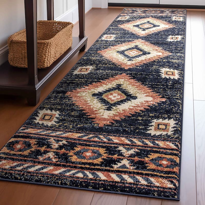 Well Woven Tulsa Lea Southwestern Tribal Area Rug