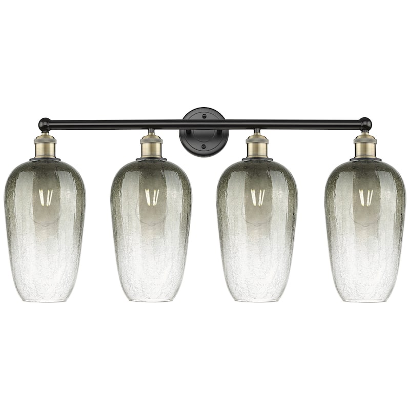 Innovations Lighting 616-4W-18-34 Brookhaven Flute Vanity Brookhaven