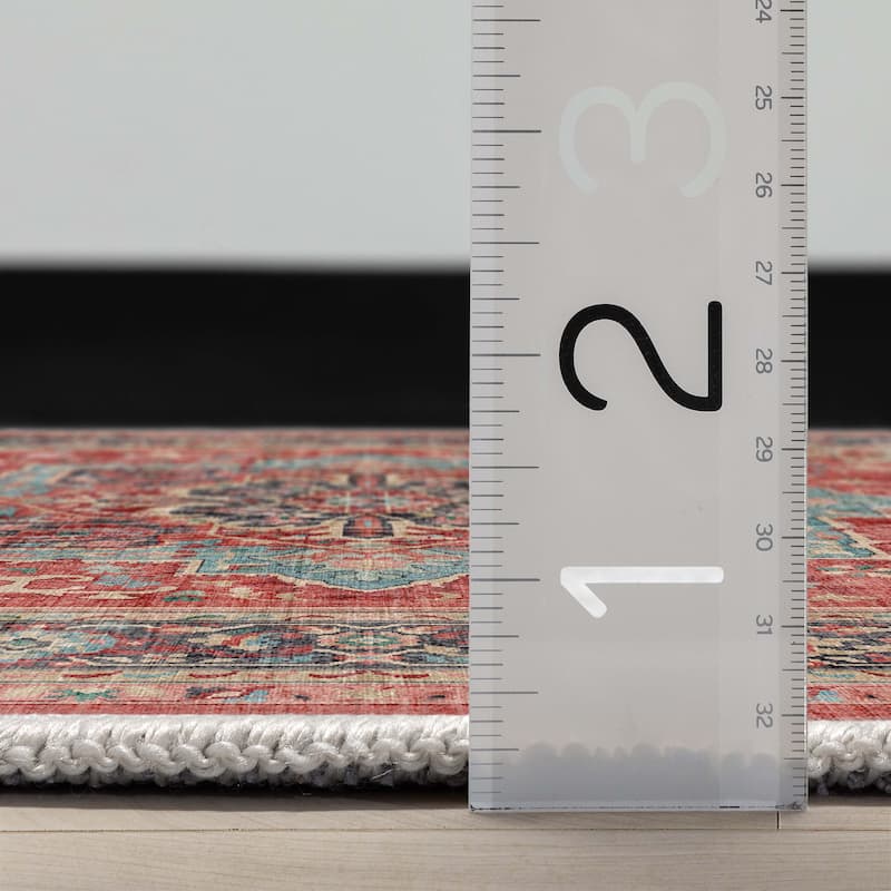 Well Woven Apollo Tirana Medallion Flat-Weave Area Rug