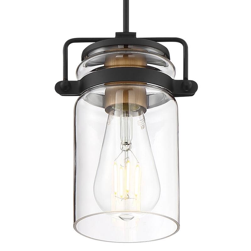 Nuvo Lighting 60/6731 Antebellum 5" Wide Mini Pendant - Black