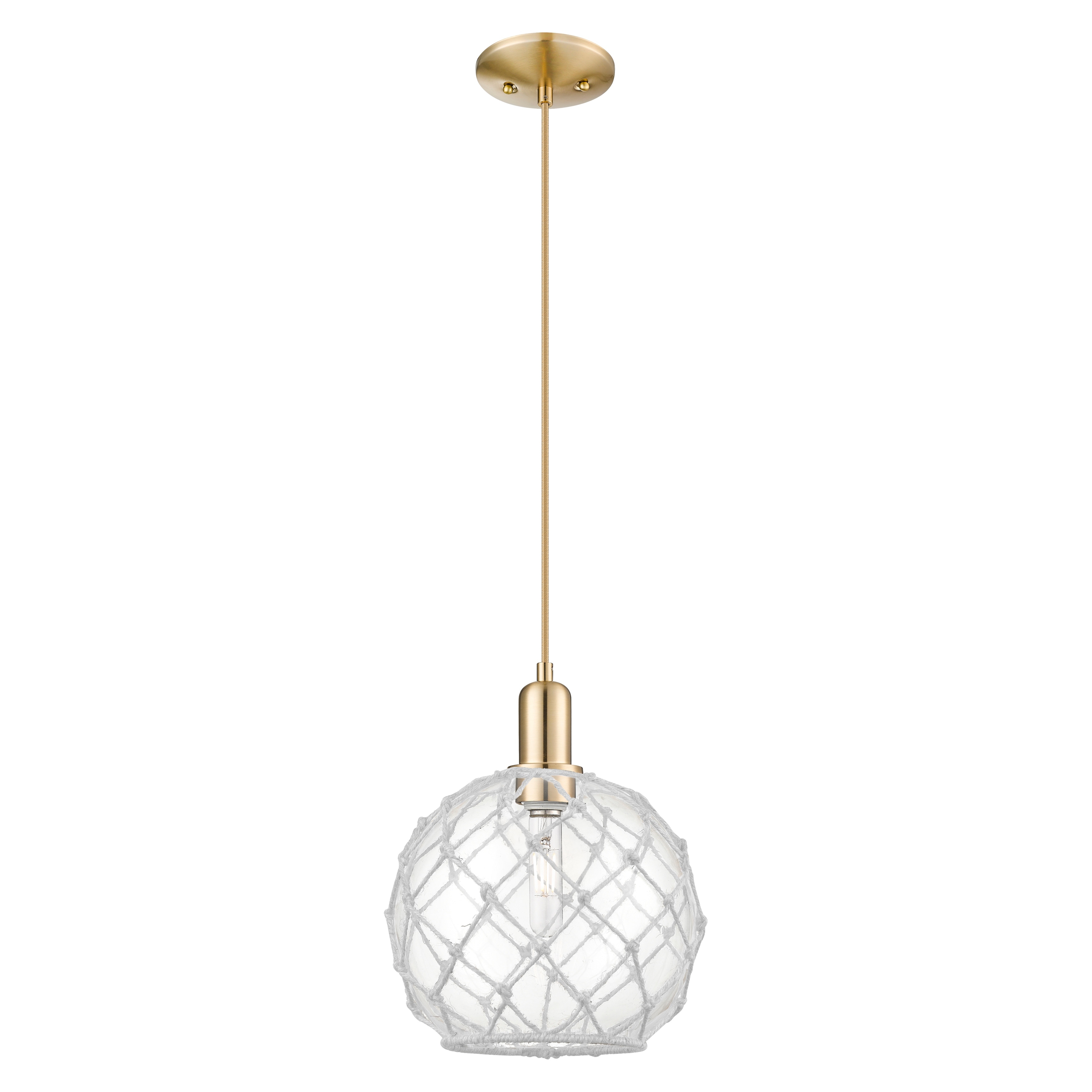 Innovations Lighting Endless Possibilities Arcadia - Farmhouse Rope - 1 Light 10" Cord Hung Mini Pendant