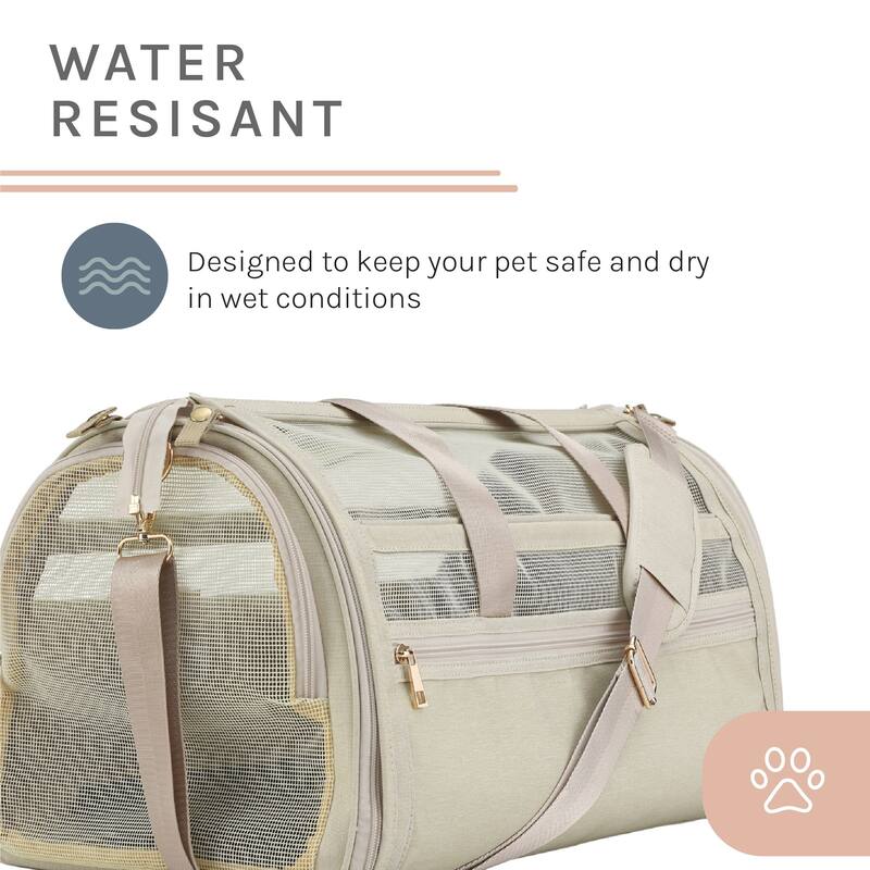 Scout 19'' Dog & Cat Carrier Bag Beige - 19