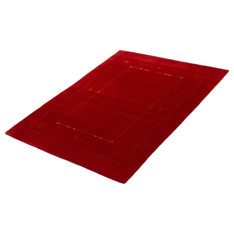 Kashkuli Gabbeh Red Rug 4'8" x 6'6" - 4'8 x 6'6