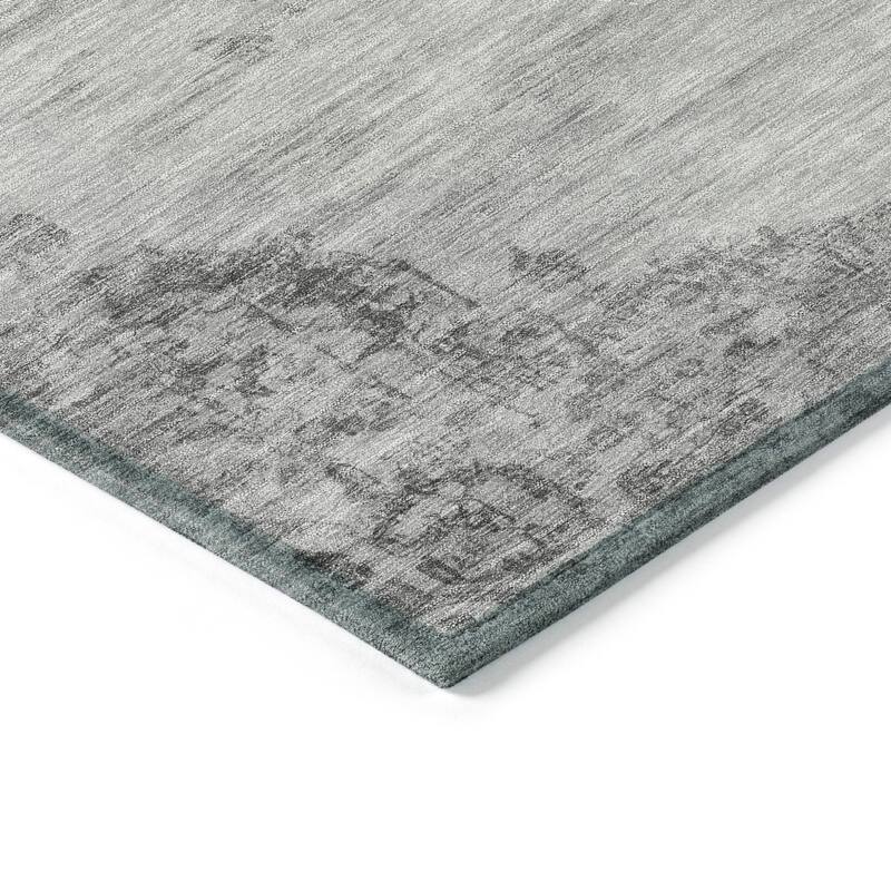 Machine Washable Indoor/ Outdoor Traditional Tabriz Chantille Rug