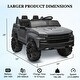 preview thumbnail 3 of 3, 24V Two Seat Truck Ride On Car Toy with 4 Spring Suspension, 3 Speeds, MP3 Player, Electric Car, Best Gift, Grey