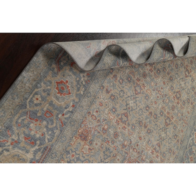 Geometric Turkish Oriental Ziegler Wool Area Rug Dining Room Carpet - 6'7" x 9'10"