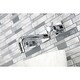 preview thumbnail 9 of 22, Kingston Brass Concord Two-Handle 3-Hole Wall Mount Bathroom Faucet