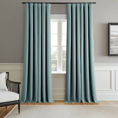 Exclusive Fabrics Room Darkening Curtains for Bedroom & Living Room Curtains - Window Drapes (2 Panels).
