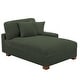 preview thumbnail 55 of 190, Modern Modular Sectional Sofa Corduroy Chaise Lounges