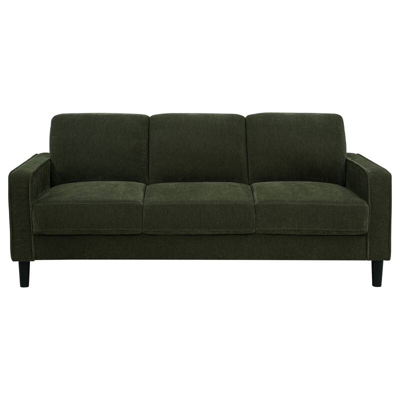 Ruth 77-inch Fabric Upholstered Track Arm Sofa