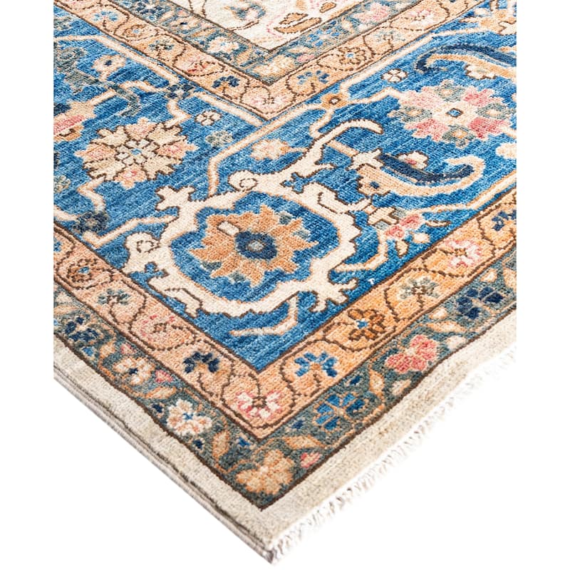 Serapi One-of-a-Kind Hand-Knotted Area Rug - Ivory - 8' 9" x 11' 10"