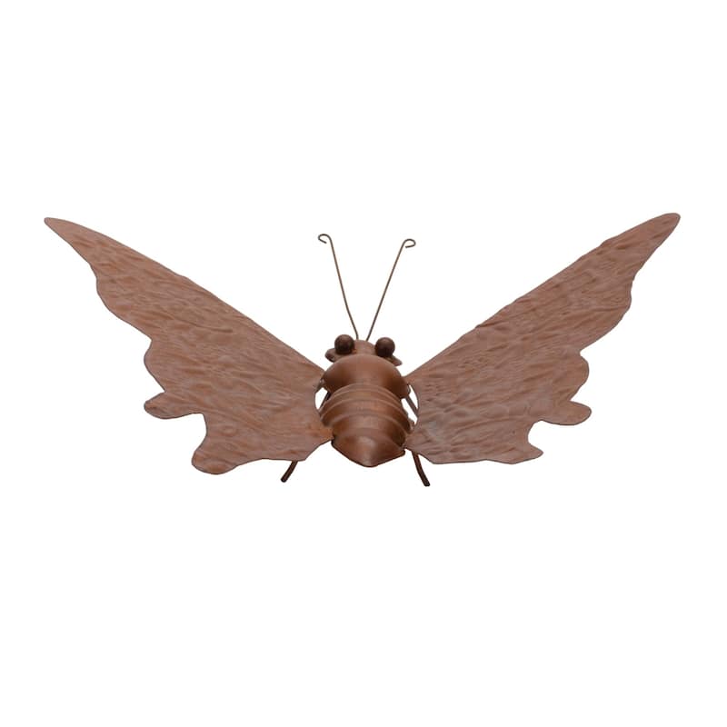 Butterfly Outdoor Garden Figurine - 12.5" - Bronze Finish