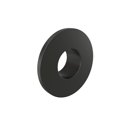 Overflow Sink Cover In Matte Black - 15.74" x 7.87" 7.08"