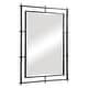 preview thumbnail 5 of 5, Uttermost Ironworks 41" x 39" Industrial Iron Framed Bathroom Mirror