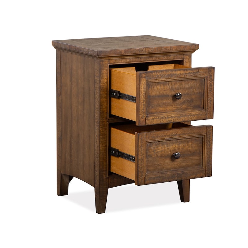 Magnussen Home Bay Creek Toasted Nutmeg Small Drawer Nightstand