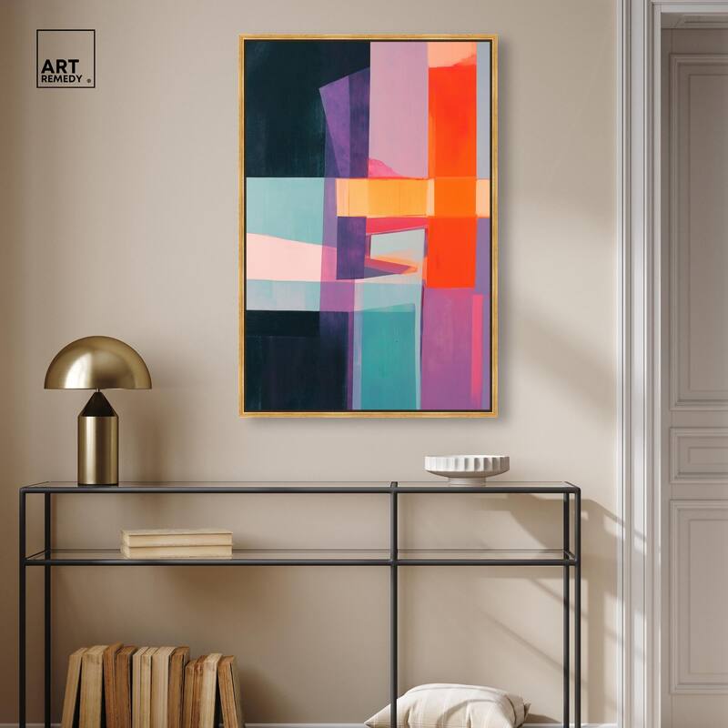 Color Blocks II Canvas by Art Remedy