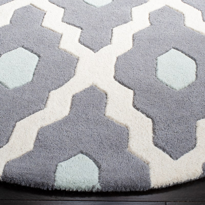 SAFAVIEH Handmade Chatham Sutapa Modern Moroccan Wool Rug