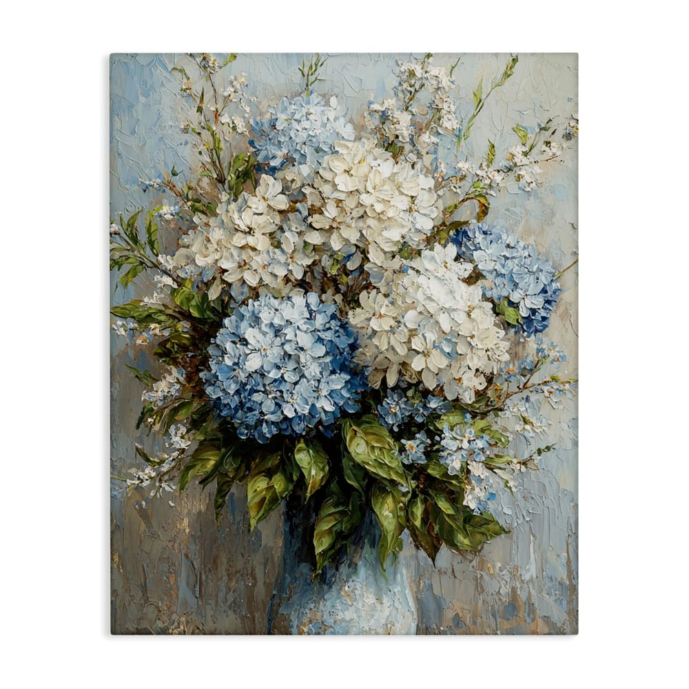Stupell Muted Classic Hydrangeas Canvas Wall Art Design By Franklyn Gregory