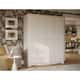 Option White-Solid Wood Doors-Metal Knobs