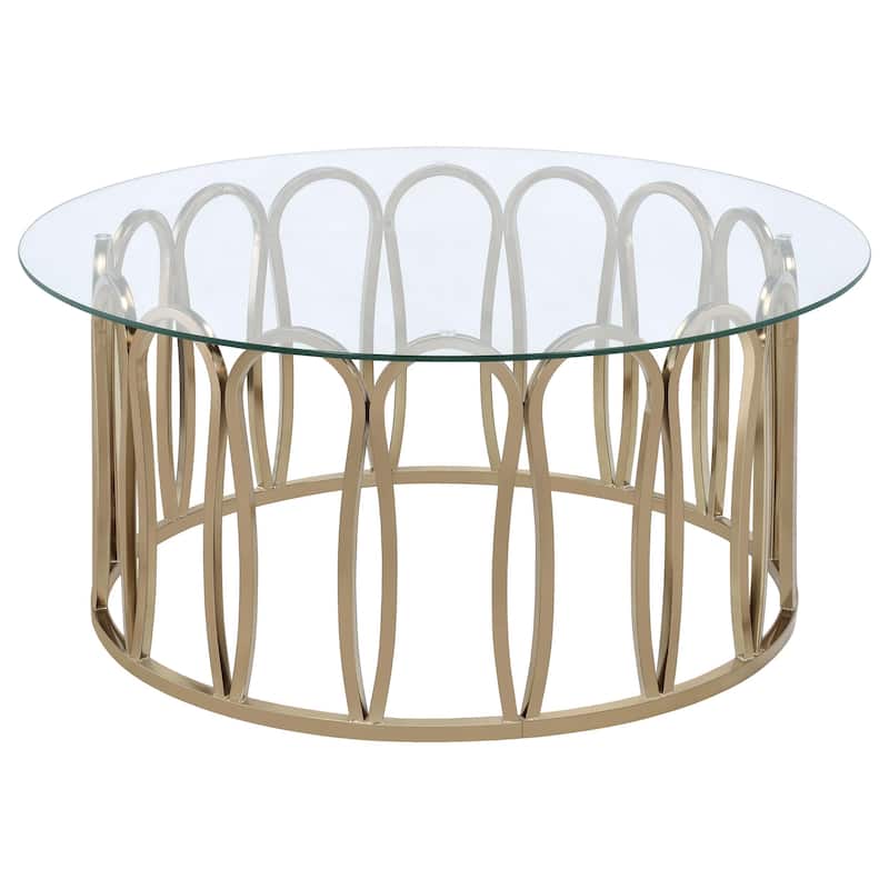 Monett Coffee And End Table Set Chocolate Chrome