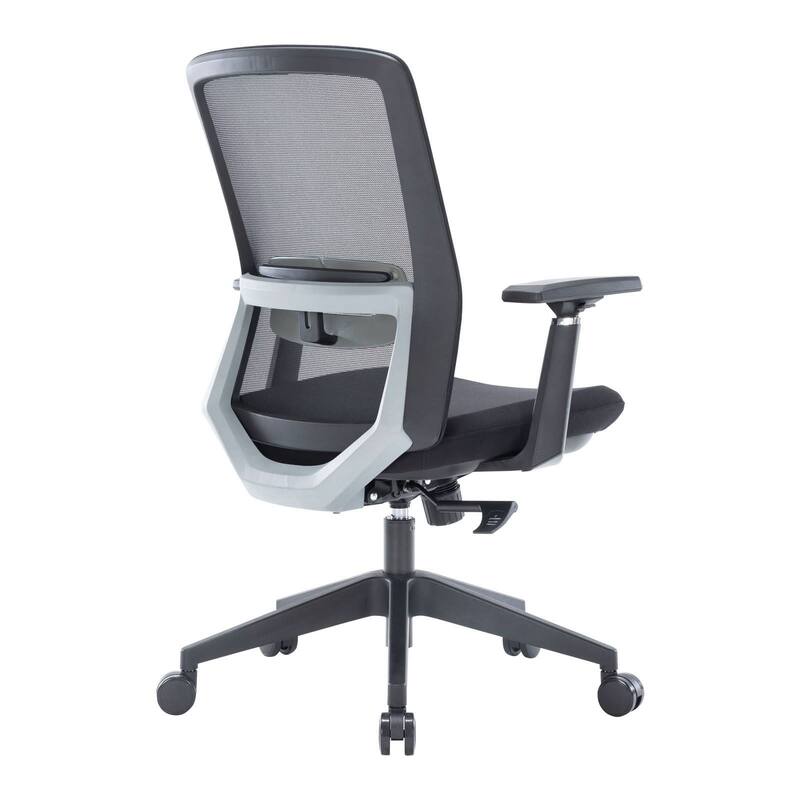 Ingram Contemporary Ergonomic Mesh Office Chair - Adjustable Height & Armrests, Mid-Back Swivel Desk Chair for Home Office