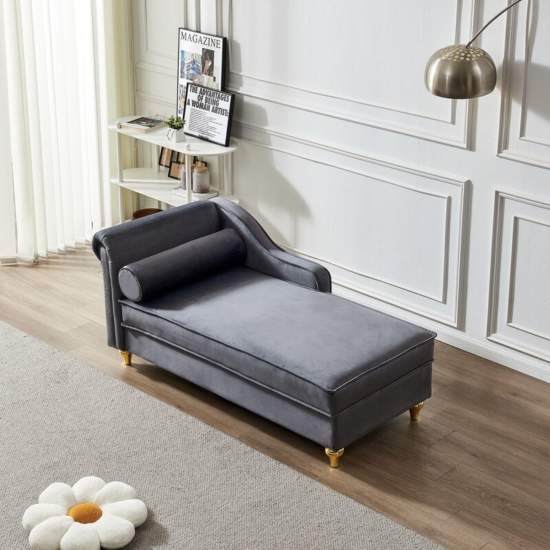 Chaise lounge best sale chair with storage