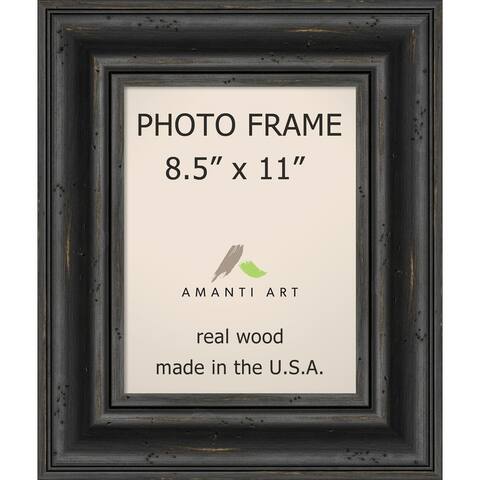 Picture / Photo Frame, Rustic Pine Black