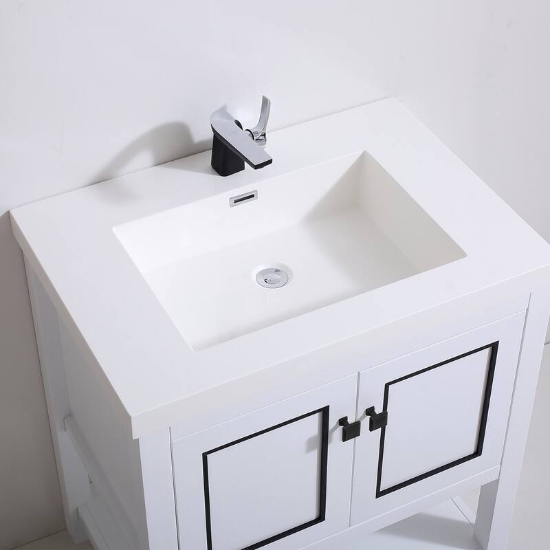 Davis 30" Single Bathroom Vanity Set