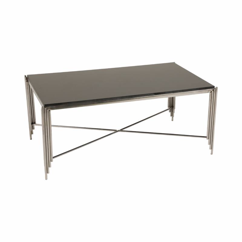 Metal Modern Stone Top Table