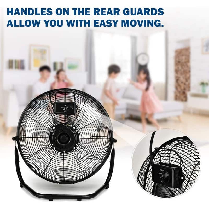 18 Inch 3Speed High Velocity Heavy Duty Metal Industrial Floor Fans