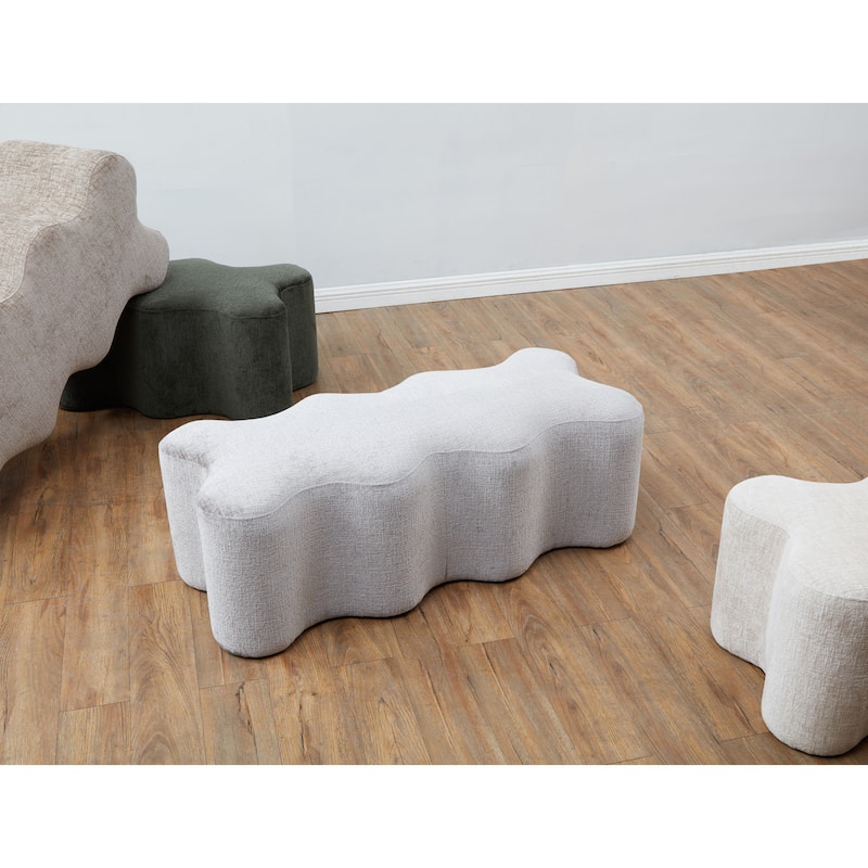 SAFAVIEH Couture Jacqualessa Bench (Fully Assembled) - 48Wx21Dx18H