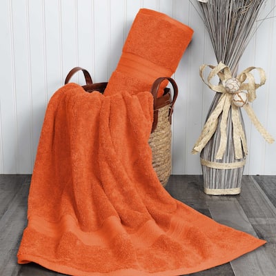 Superior Long Staple Combed Cotton Solid Bath Sheet - (Set of 2)