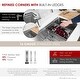 preview thumbnail 19 of 29, Versa36 Undermount 36" Double-bowl Workstation Kitchen Sink - 36" x 19" x 10"