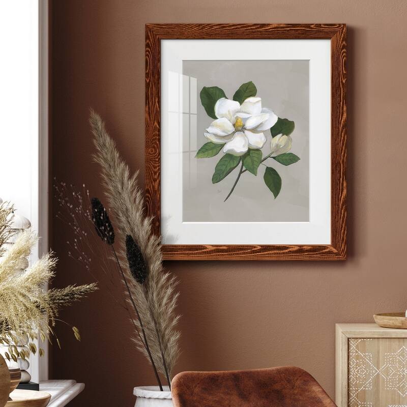 Botanical Magnolia-Premium Framed Print - Ready to Hang