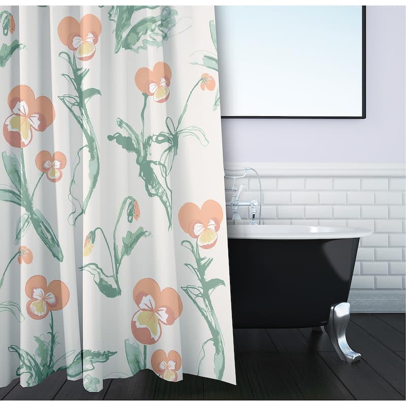 Bunch of Pansies Shower Curtain