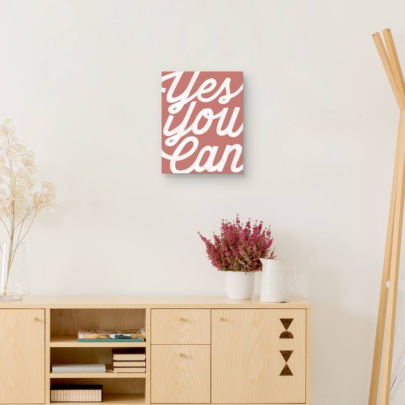 Positivity V Canvas Art Print