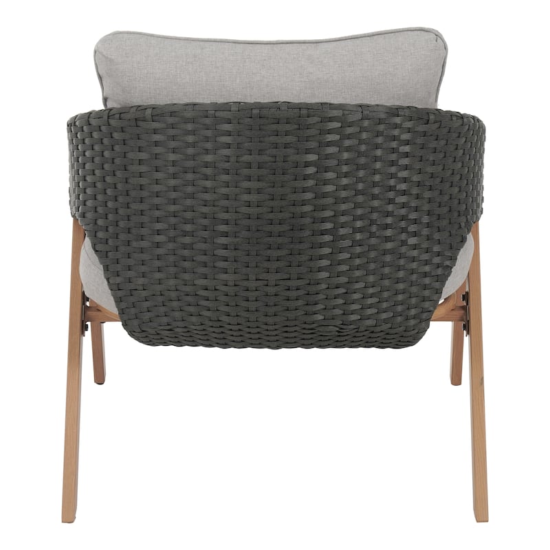 Christopher Knight Home - Eulalia Outdoor Wicker Rattan Chair (Set of 2)