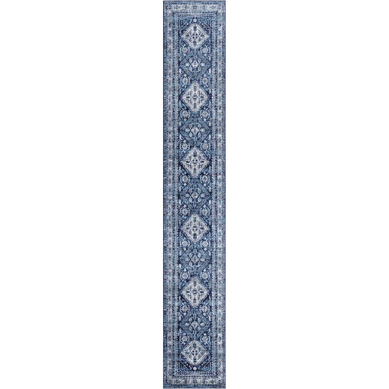 Livabliss Monte Carlo Updated Traditional Medallion Area Rug