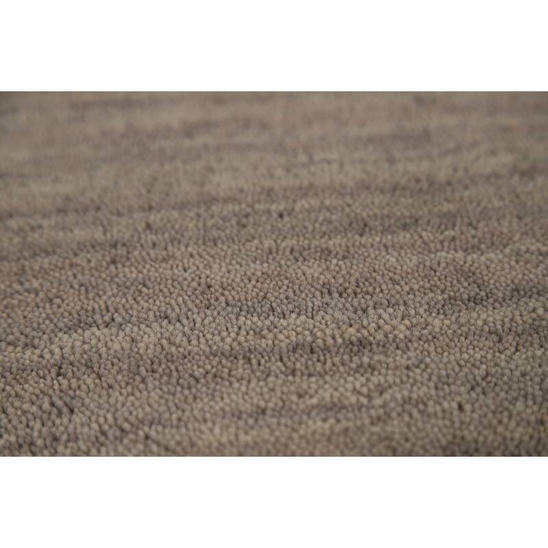 Gabbeh Modern Area Rug Handmade Grey Tribal Wool Carpet - 5'3" x 7'6"
