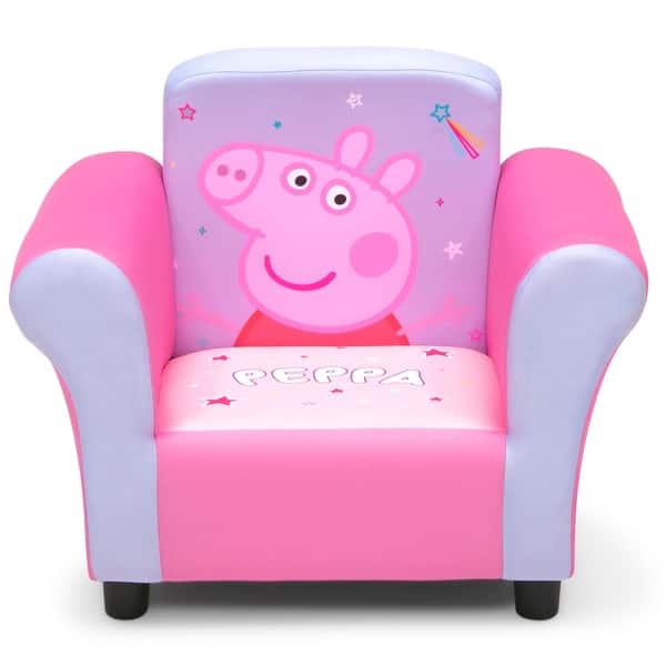 slide 2 of 5, Peppa Pig Upholstered Chair by Delta Children