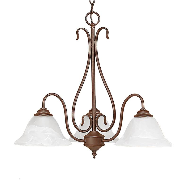 Metal 3 Light Chandelier Ceiling Light